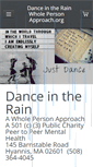 Mobile Screenshot of danceintherain-wpa.org