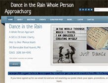 Tablet Screenshot of danceintherain-wpa.org